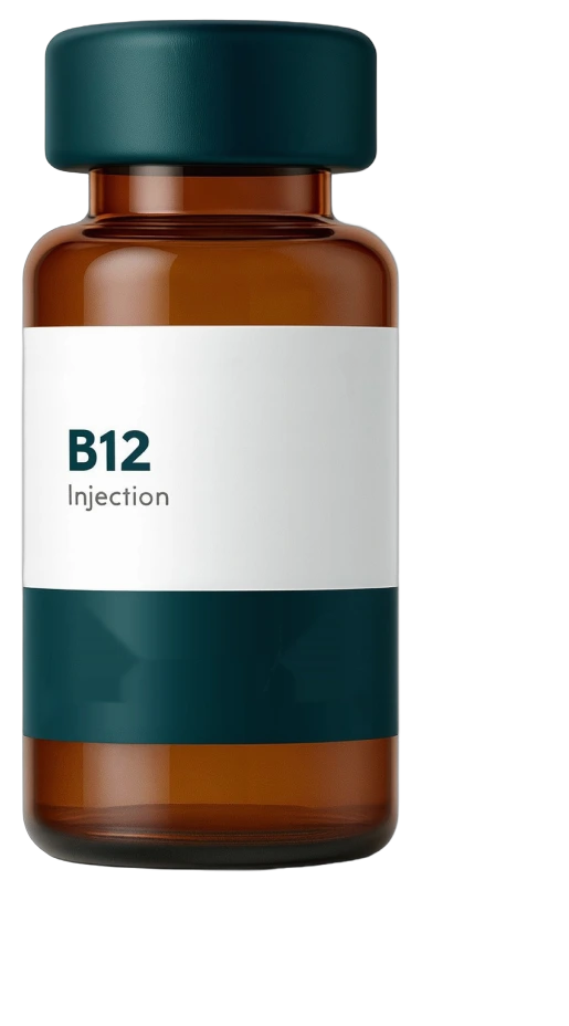 B12 injection vial and box