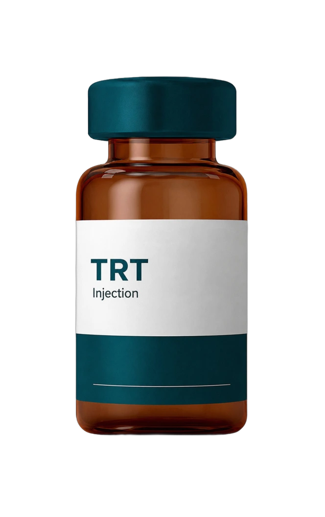 Testosterone therapy vial and box