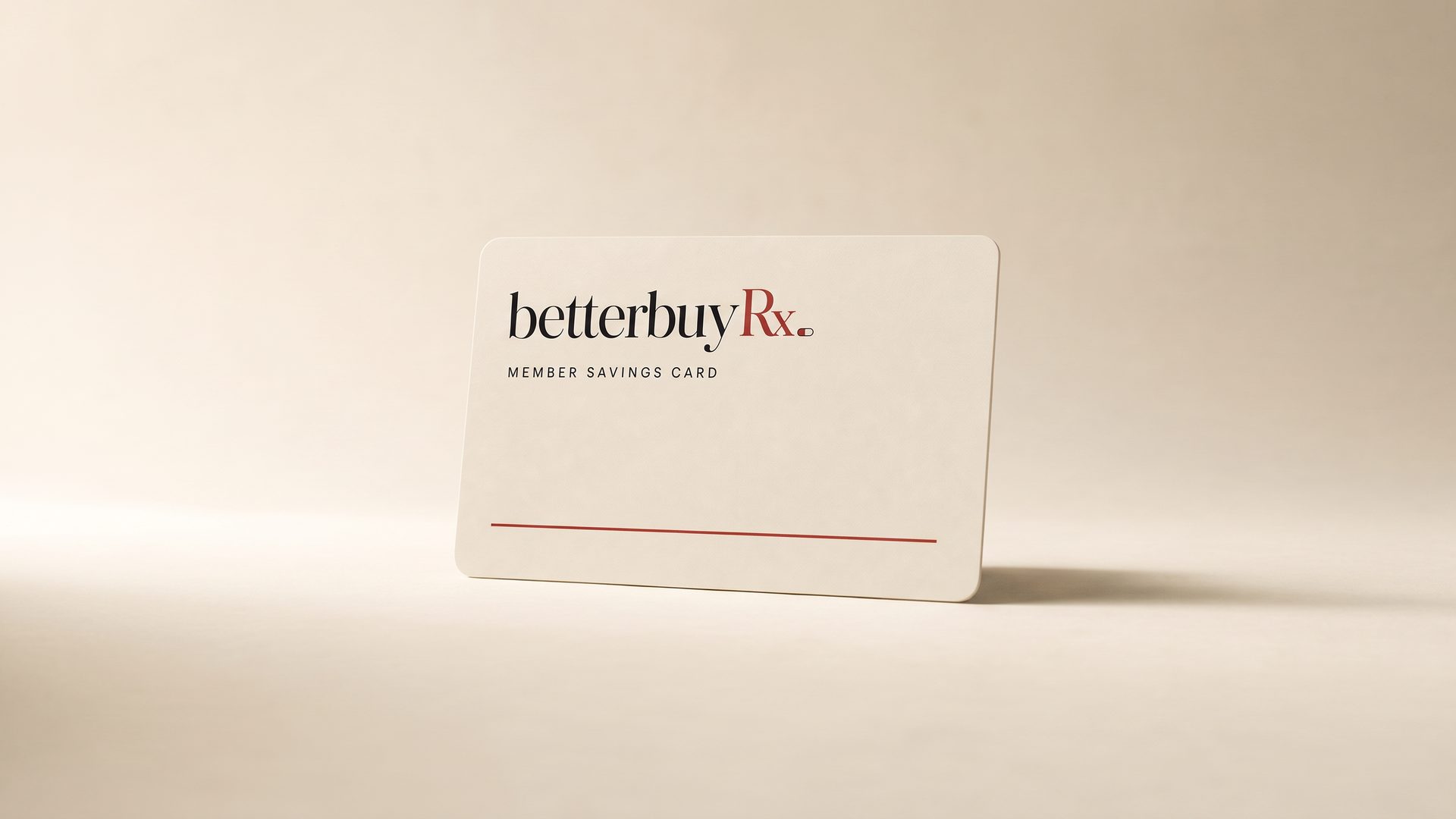 A BetterBuy Rx member savings card
